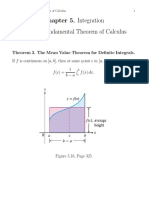 Integration 5.4 The Fundamental Theorem of Calculus