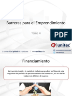 Barreras para Emprender - Tema 4