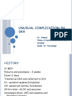 Unusual Complication in DKA: Dr. Swapna Fellow in Paediatric Intensive Care Ich&Hc Guide: Dr. Poovazhagi