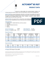 Actchem 85 RST: Product Data