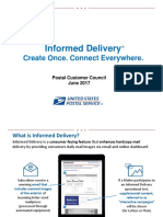 Informed Delivery: Create Once. Connect Everywhere