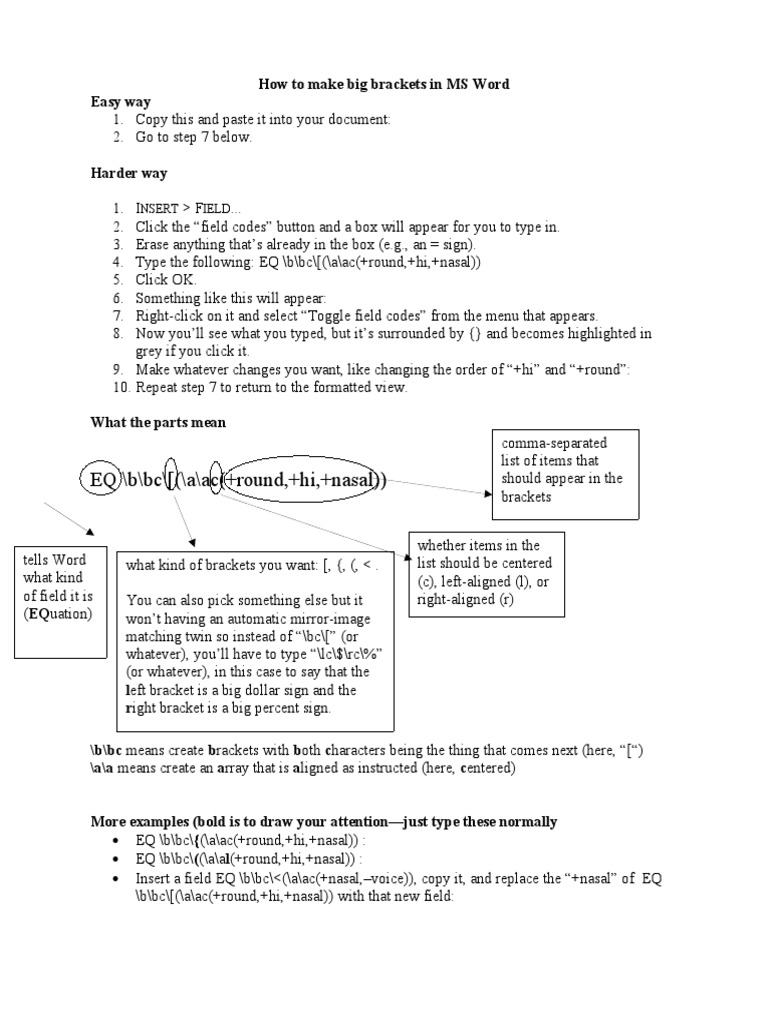 How To Brackets | PDF | Computer Programming | Computing
