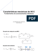 Características Mecánicas de MCC