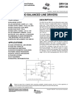 DRV134 Balanced - Line - Driver