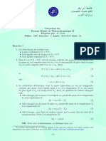 FPO SMP TD Thermodynamique II 2018 2019 Serie 06 Correction