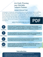 Effect of A Pediatric Early Warning System On All-Cause Mortality in Hospitalized Pediatric Patients