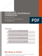 CHEM3115 Inorganic Material Lec-6 & 7