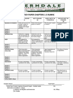 Research Capstone Project CHAPTER 1 3 RUBRIC