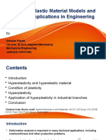 Hyperplastic Material Models and Their Applications in Engineering