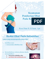 Keamanan Pemberian Obat Dalam Kehamilan