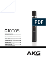 Akg c1000s Manual