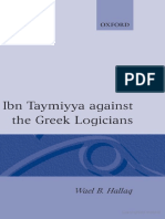 Ibn Taymiyya Against the Greek Logicians by Wael B. Hallaq (Z-lib.org)