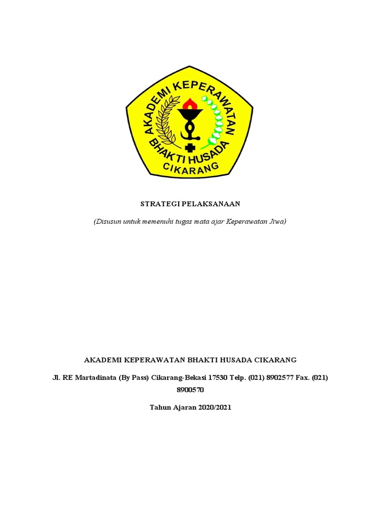 SP Jiwa, Isos, HDR, Halusinasi, RPK | PDF