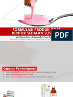 Formulasi Produk Obat Bentuk Suspensi 2021