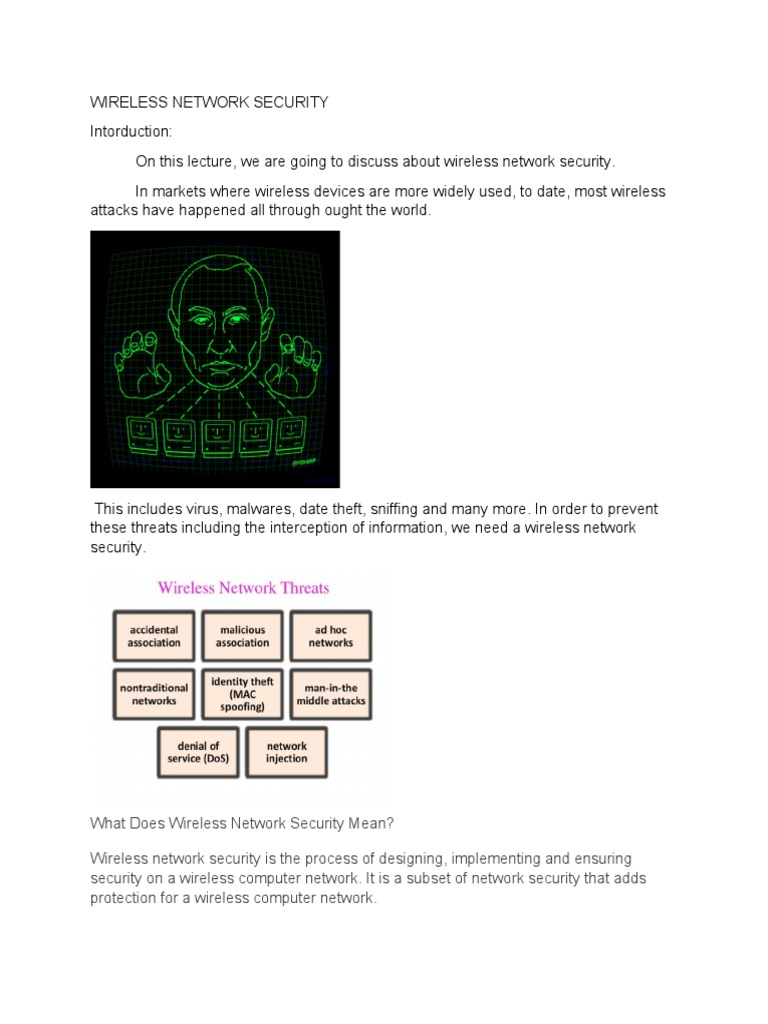 Wireless Network Security | PDF | Wi Fi | Wireless