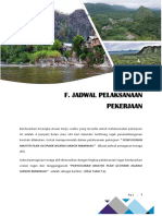 F. Jadwal Pelaksanaan Pekerjaan