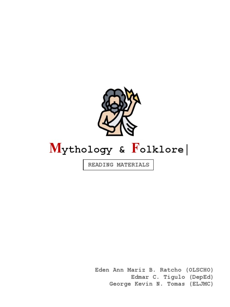Mythology And Folklore Reading Materials Pdf Twelve Olympians Hades