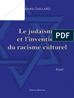 Gaillard André - Le Judaïsme Et Linvention Du Racisme Culturel