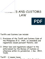 Tariffs and Customs Law