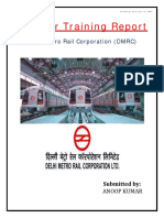 Summer Training Report: Delhi Metro Rail Corporation (DMRC)