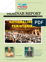 Seminar Report: Nationalism & Pakistaniat