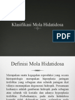 Klasifikasi Mola Hidatidosa