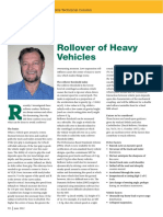 Rollover of Heavy Vehicles: Chairman's Technical Column