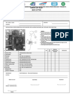 Inspeksi Alat Bar Cutter