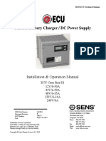 Filtered Battery Charger / DC Power Supply: Installation & Operation Manual