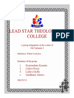 Lead Star Theological College: 1. Eyerusalem Kessete 2. Lidiya Booji 3. Lidiya Molla Medhanit Abawa