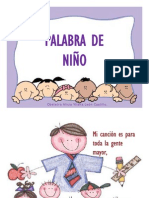 PALABRA DE NIÑO