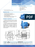 Peripheral and Centrifugal Pump: Applications Performance Range