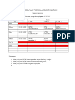 aJADWAL KEGIATAAN PEMBEKALAN DASAR KEJURUAN