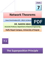 Network Theorems Network Theorems: Dr. Naeem Abas Dr. Naeem Abas