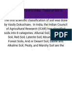 Classification of Soil in India - Types of Soil in India