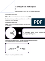 Materi Ukuran Sudut Dan Radian
