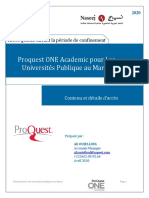 ProquestOne Acces 2020 PDF