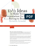 15 Ideas: To Make Your Presentation Go From Boring To Bravo