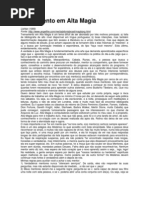 Treinamento em alta magia