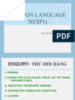 Foreign Language 5 (ESP1) : Đ Anh Thư