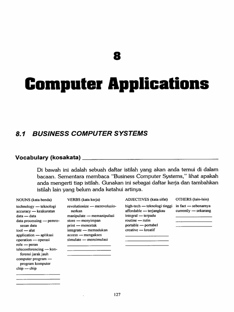 8 Computer Application | PDF
