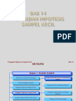 PENGUJIAN HIPOTESIS SAMPEL KECIL