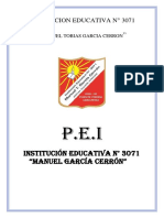 Proyecto Educativo Institucional IE N°3071-UGEL04 Ccesa007