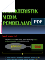 Karakteristik Media Pembelajaran