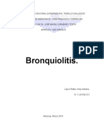 Bronquiolitis en lactantes