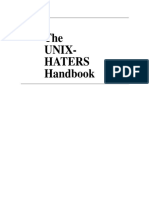 Unix Haters Handbook