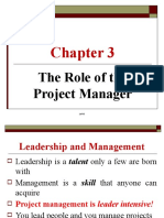 The Role of The Project Manager: Zahid