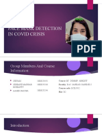 Face Mask Detection in Covid Crisis