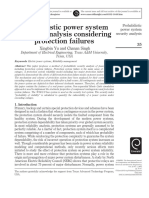 Probabilistic Power System Security Analysis Considering Protection Failures