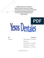 Yesos Dentales